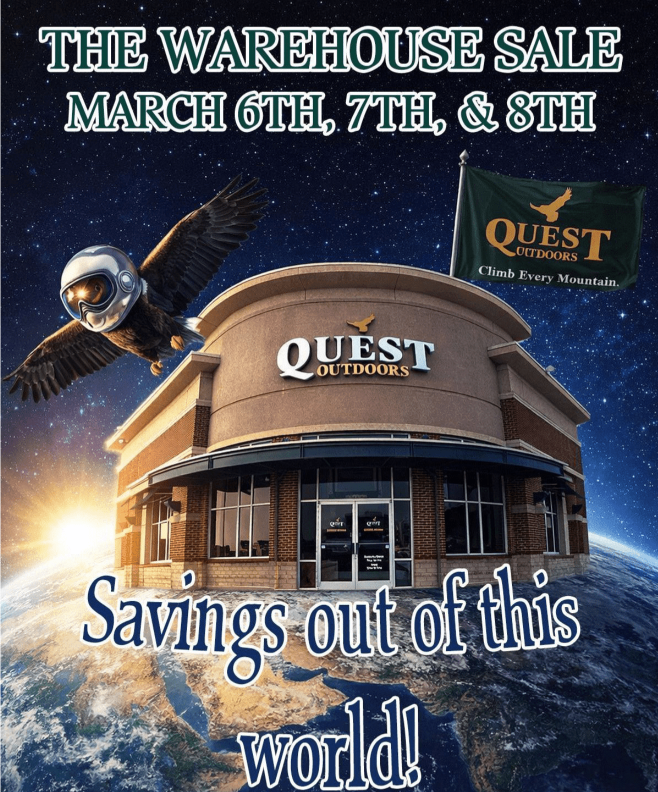 The Giant Warehouse Sale 2026 – Quest Outdoors