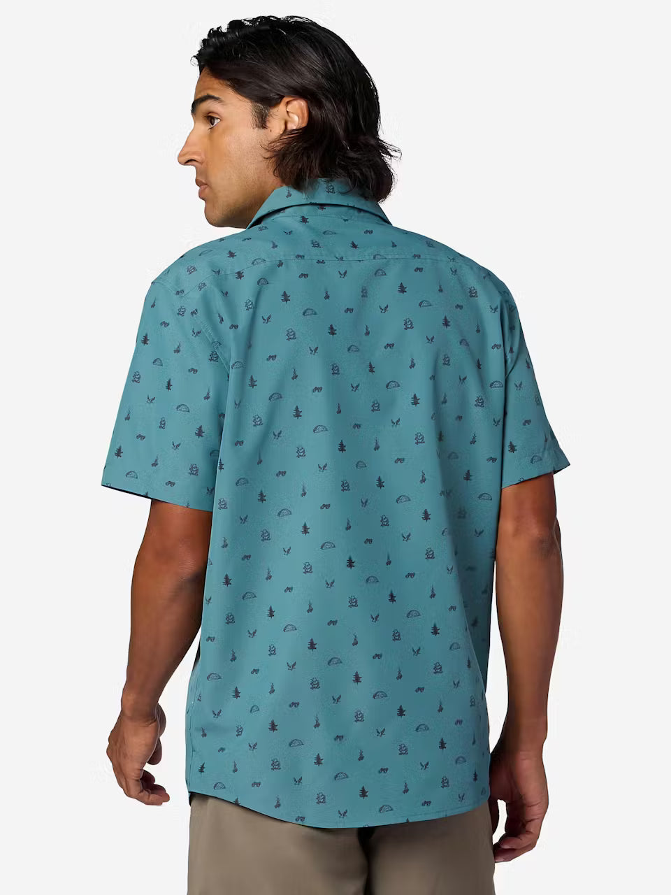 Marmot Men's AirExchange UPF 40 Novelty Short-Sleeve Collared Shirt