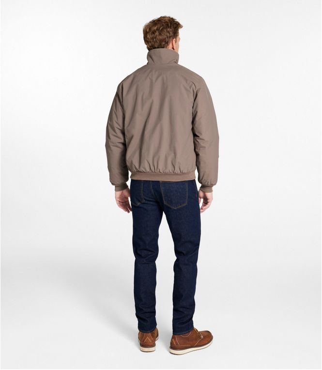 L.L.Bean Men's Warm-Up Jacket, Fleece Lined, Regular