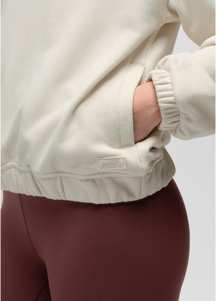 prAna Women's DreamTerry V-Neck Hoodie