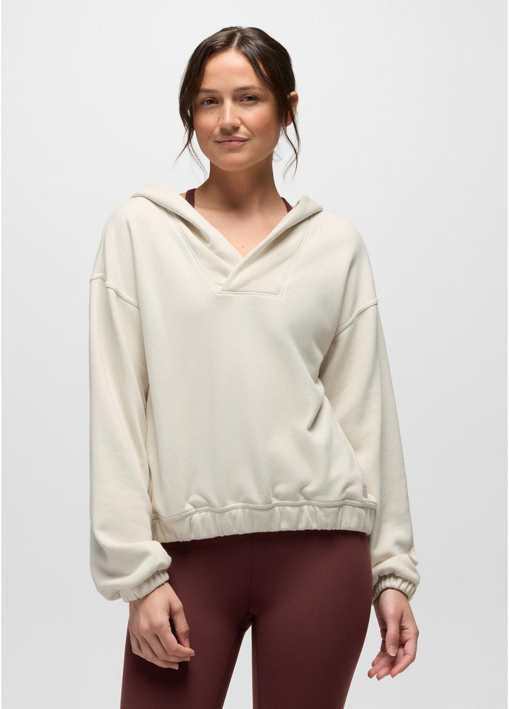 prAna Women's DreamTerry V-Neck Hoodie