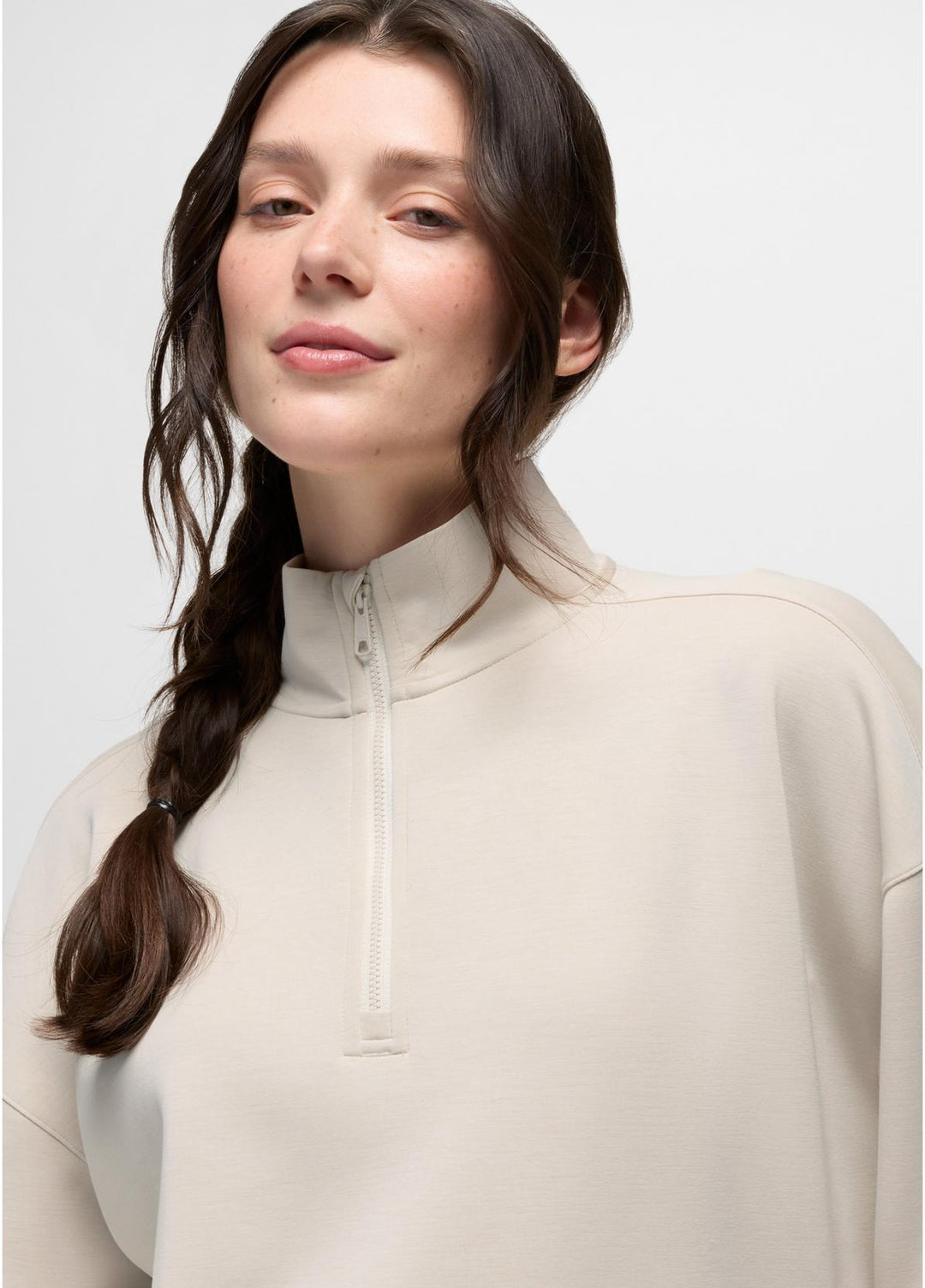 prAna Women's Shea Soft Relaxed Half Zip