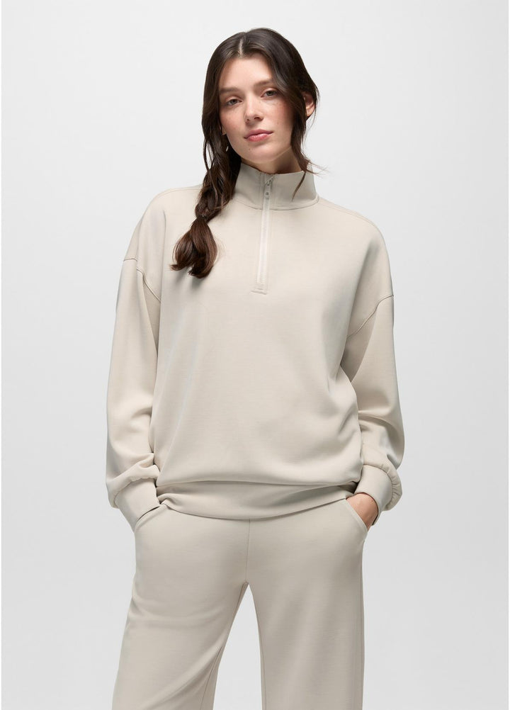 prAna Women's Shea Soft Relaxed Half Zip