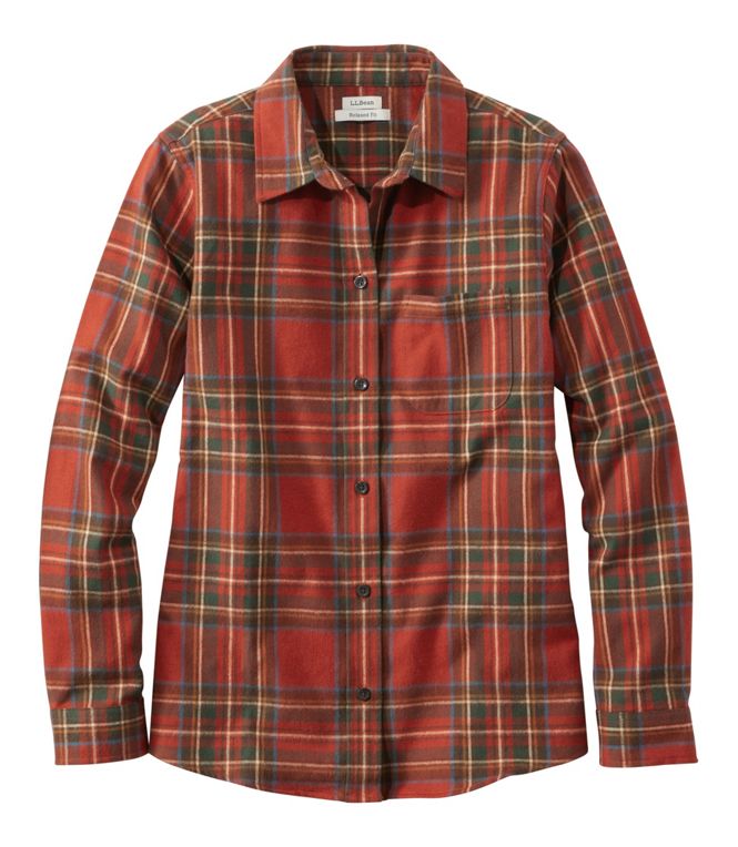 L.L.Bean Women's Scotch Plaid Shirt Regular
