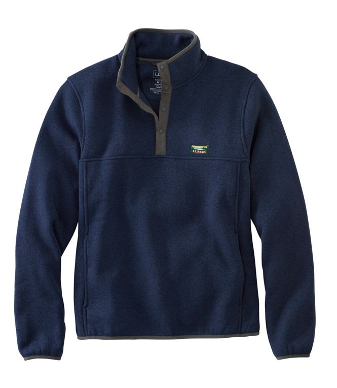 L.L.Bean Men's Bean's Sweater Fleece Pullover Regular