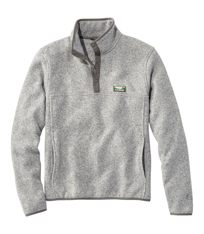 L.L.Bean Men's Bean's Sweater Fleece Pullover Regular