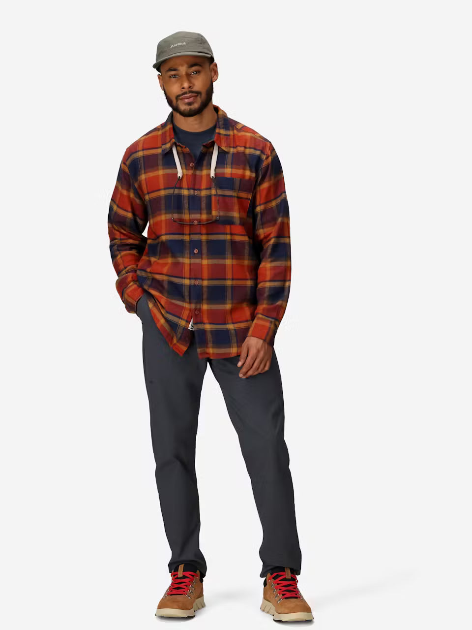 Men's Rush Creek Lightweight Flannel Long-Sleeve Shirt