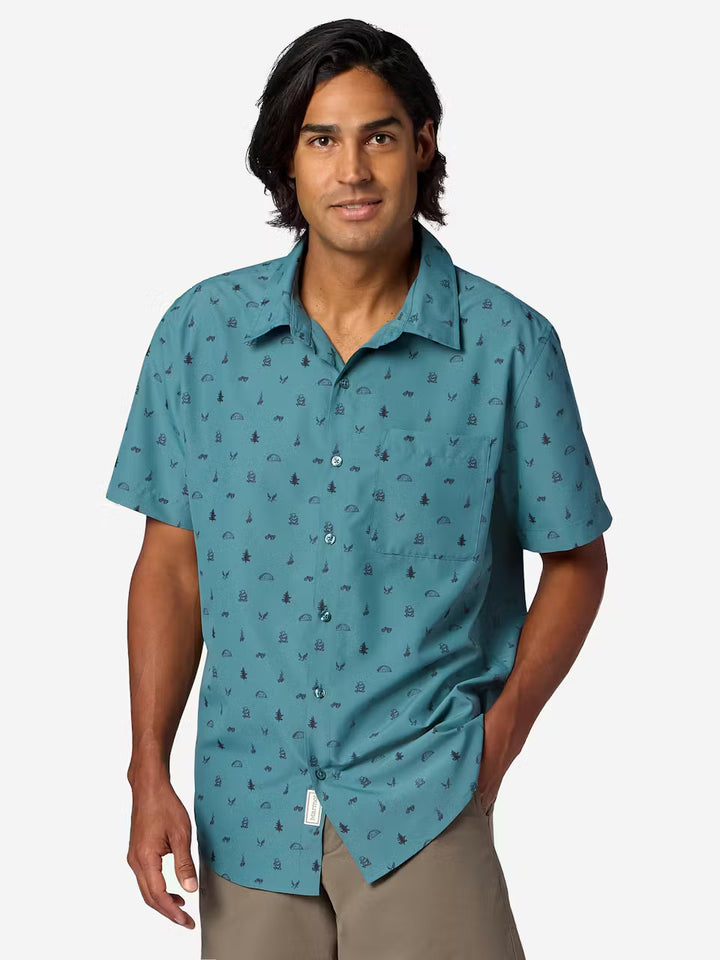 Marmot Men's AirExchange UPF 40 Novelty Short-Sleeve Collared Shirt