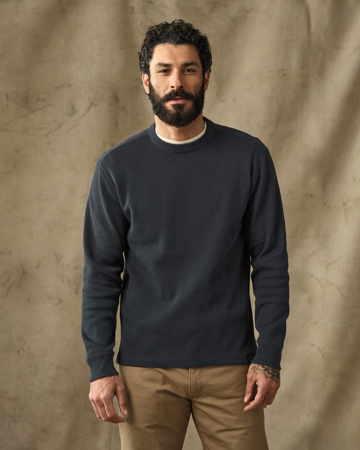 Filson Men's Waffle Knit Thermal Crewneck