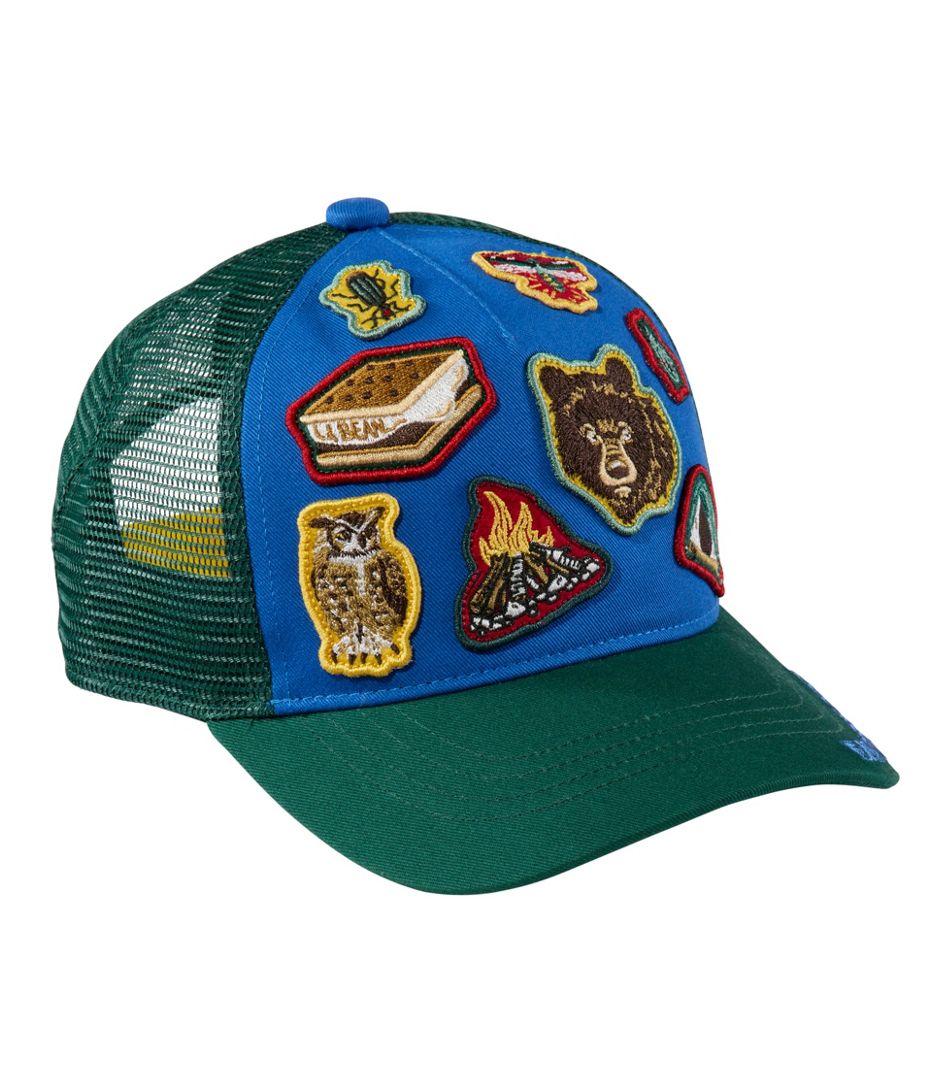 L.L.Bean Kids' Bean's Trucker Hat Motif