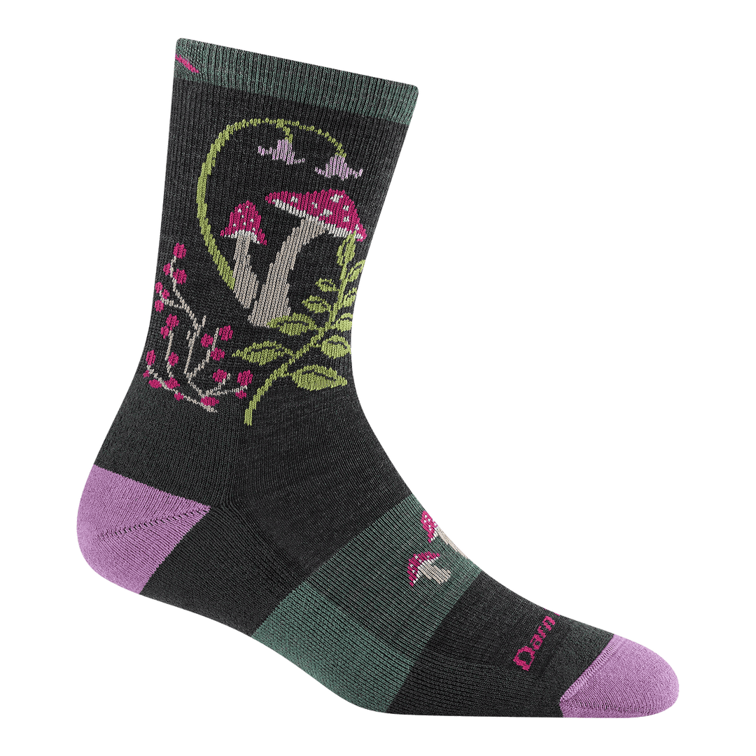 Darn Tough Women's Mellow Mushrooms Micro Crew Lightweight Hiking Socks