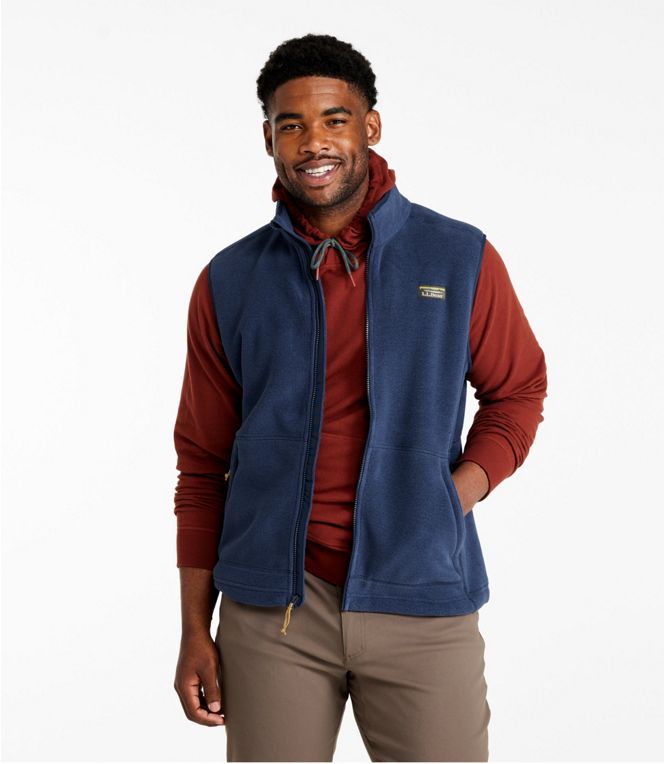 L.L.Bean Men's Mountain Classic Fleece Vest Regular