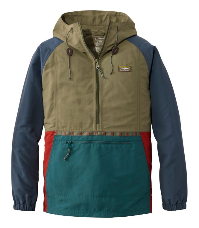 L.L.Bean Men's Mountain Classic Anorak, Multi-Color