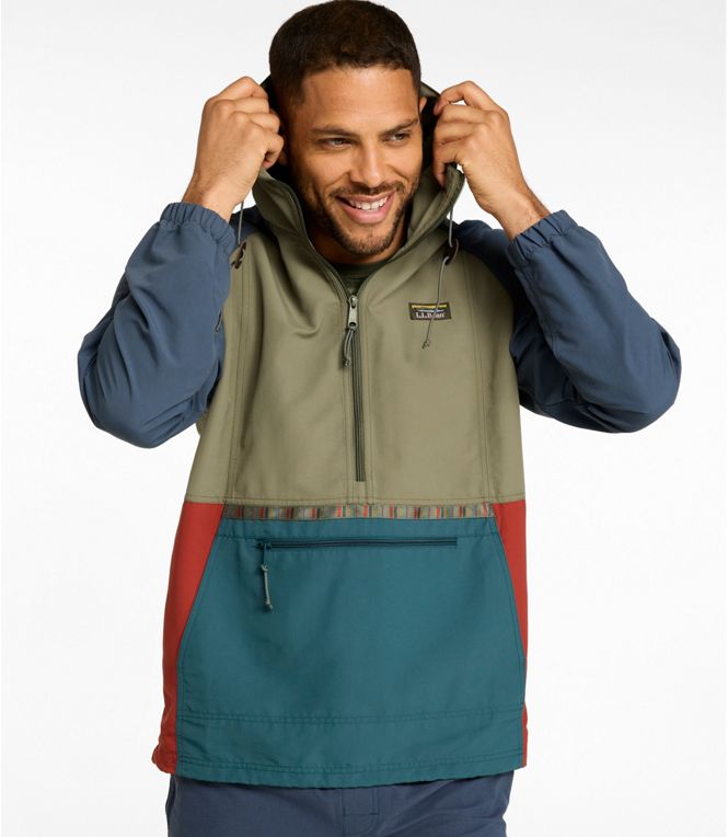 L.L.Bean Men's Mountain Classic Anorak, Multi-Color
