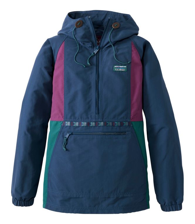 L.L.Bean Woman's Mountain Classic Anorak Multi Color Regular
