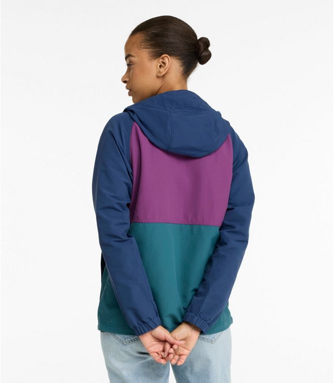 L.L.Bean Woman's Mountain Classic Anorak Multi Color Regular