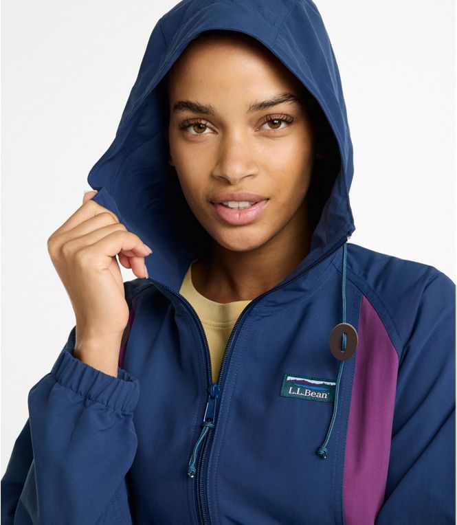 L.L.Bean Woman's Mountain Classic Anorak Multi Color Regular