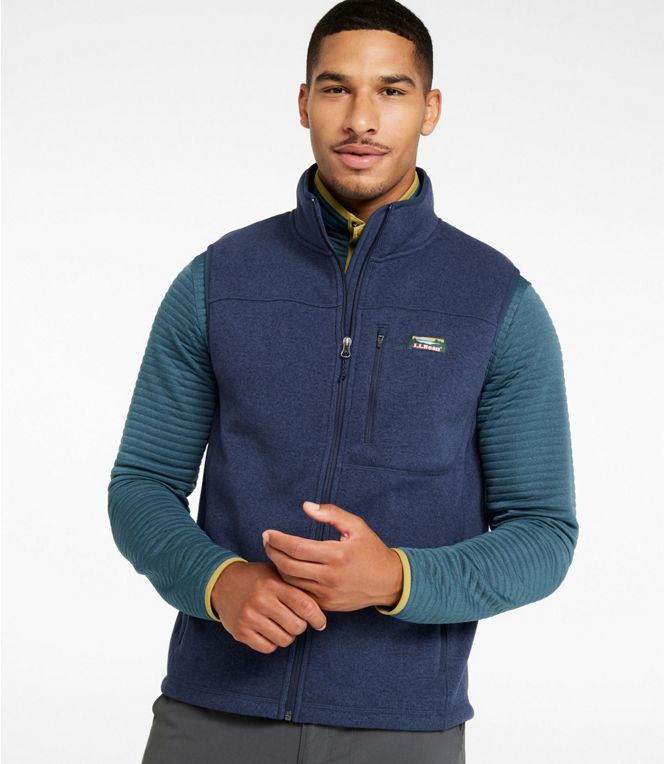 L.L.Bean Men's Bean's Sweater Fleece Vest Regular