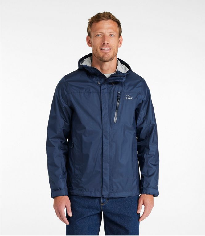 L.L.Bean Men's Trail Model Rain Jacket Regular