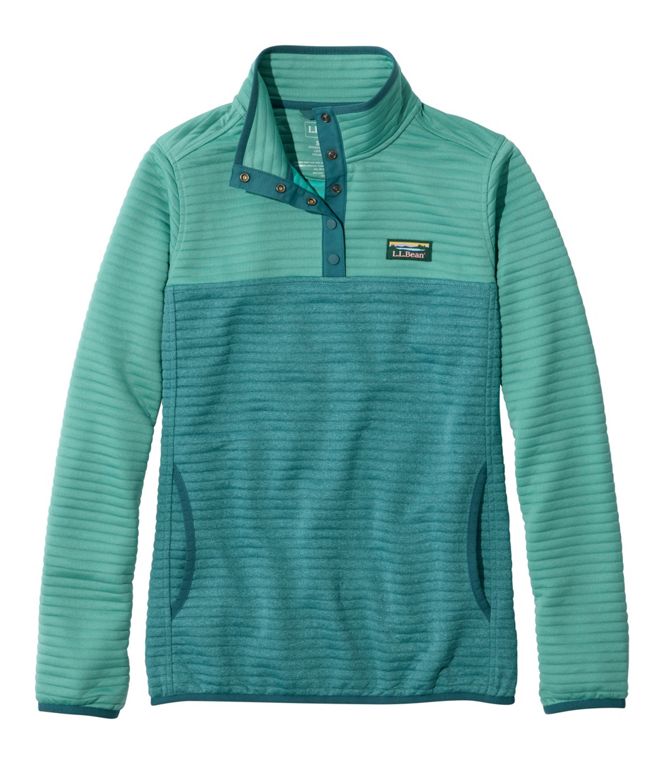 L.L.Bean Women's Airlight Pullover, Colorblock, Regular