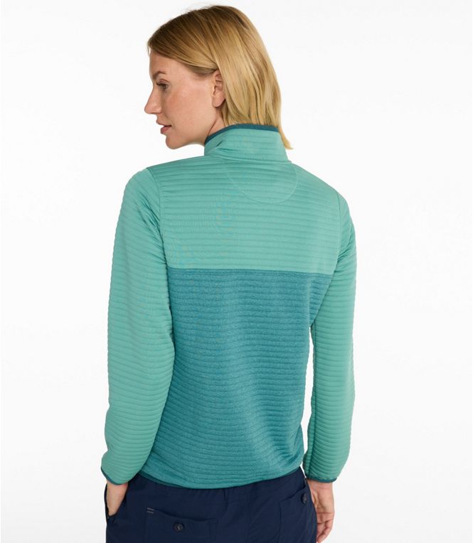L.L.Bean Women's Airlight Pullover, Colorblock, Regular