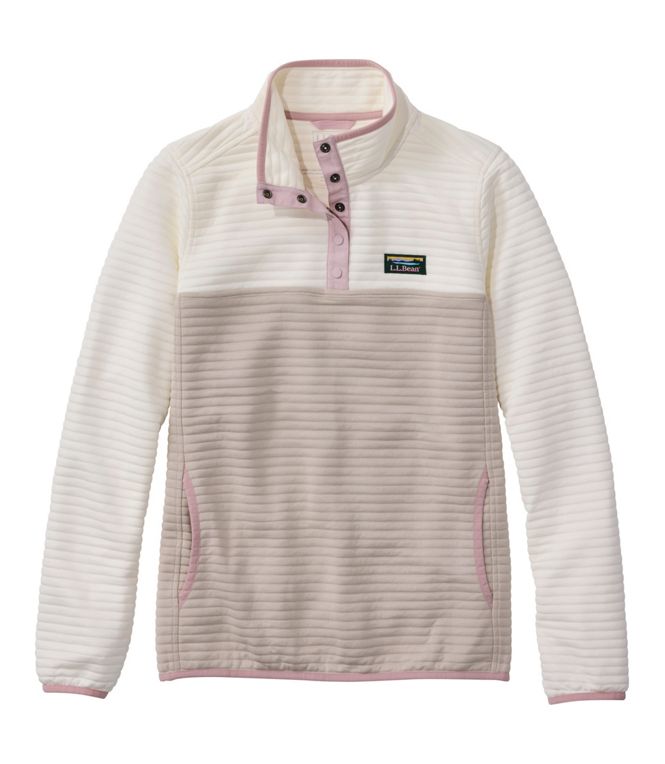 L.L.Bean Women's Airlight Pullover, Colorblock, Regular