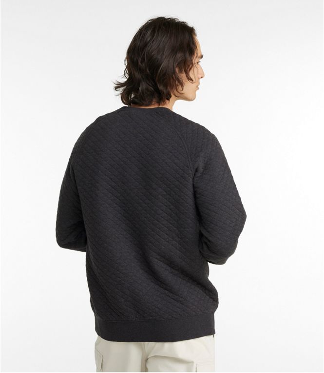 L.L.Bean Men's Bean's Quilted Crewneck Regular