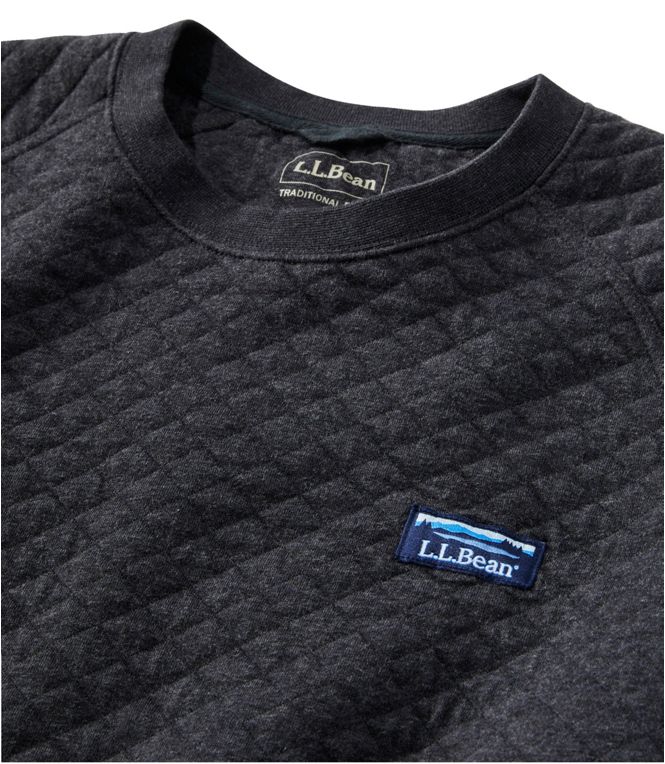L.L.Bean Men's Bean's Quilted Crewneck Regular