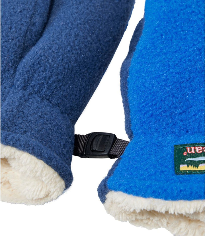 L.L.Bean Kids' Mountain Classic Fleece Hat and Mitten Set