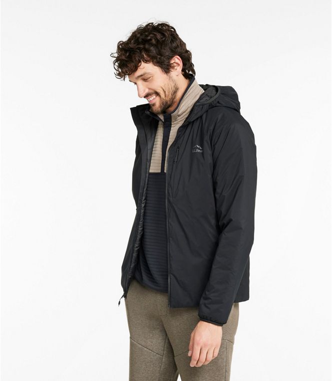 L.L.Bean Men's Primaloft Packaway Air Hoodie Regular