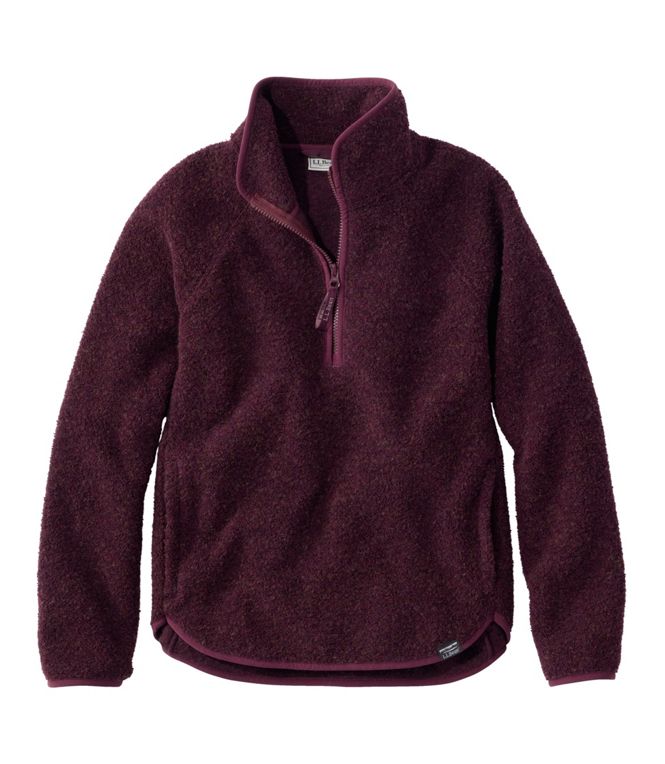 L.L.Bean Women's All Season Wool Fleece Pullover Regular