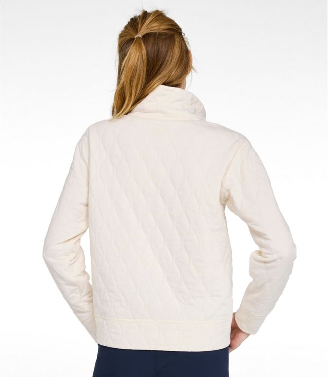 L.L.Bean Women's VentureSoft Quilted Funnelneck Pullover, Regular