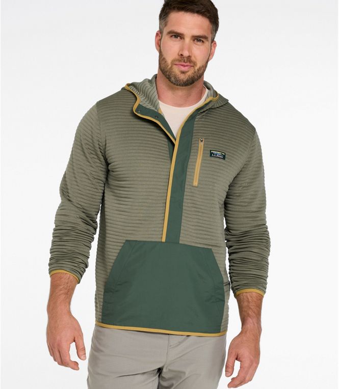 L.L.Bean Men's Airlight Knit Pullover Hoodie Regular