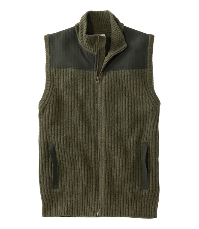 L.L.Bean Men's Commando Vest Sweater Regular