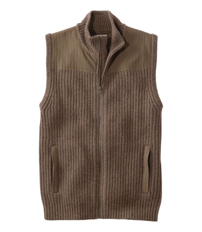 L.L.Bean Men's Commando Vest Sweater Regular