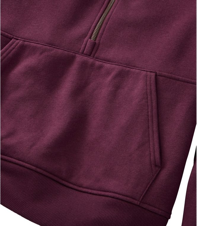 L.L.Bean W's Mountain Classic 1/2 Zip Sweatshirt Reg