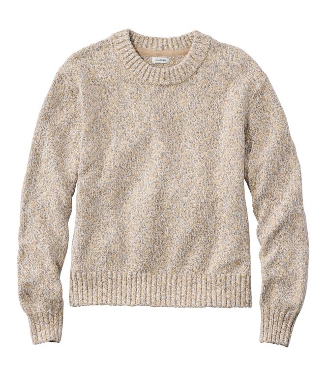 L.L.Bean Women's Cotton Ragg Sweater, Relaxed Crewneck, Regular