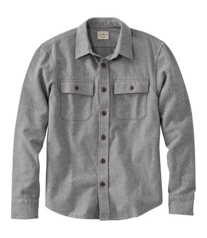 L.L.Bean Men's 1933 Chamois Cloth Shirt Slim Fit Regular