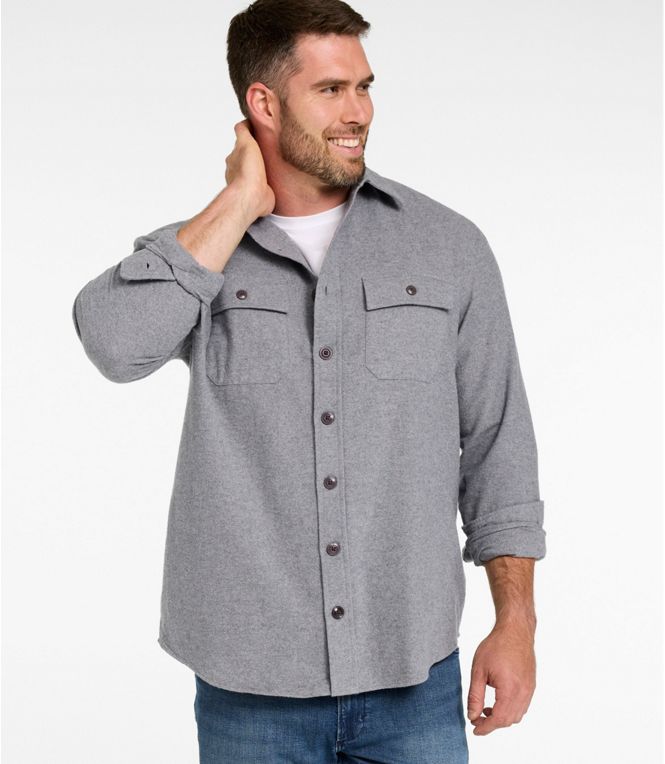 L.L.Bean Men's 1933 Chamois Cloth Shirt Slim Fit Regular