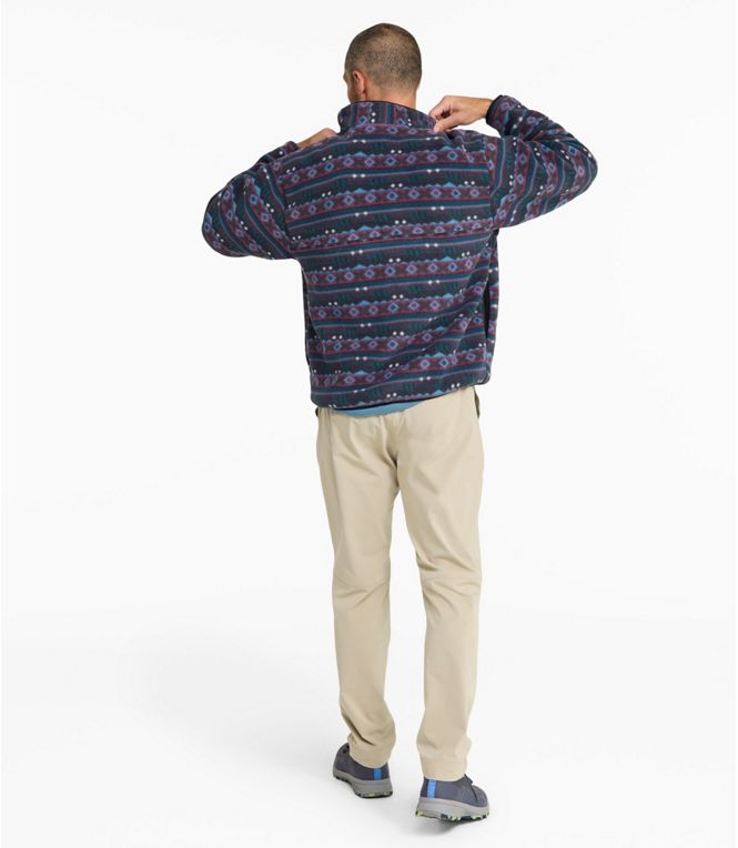 L.L.Bean Men's Mountain Classic Fleece Pullover, Print, Regular