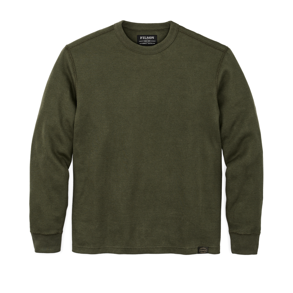 Filson Men's Waffle Knit Thermal Crewneck