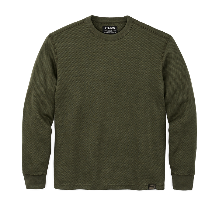 Filson Men's Waffle Knit Thermal Crewneck