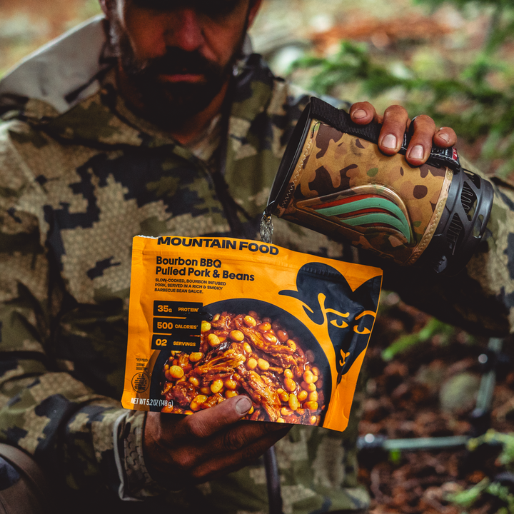 Bighorn Food Bourbon BBQ Pulled Pork & Beans