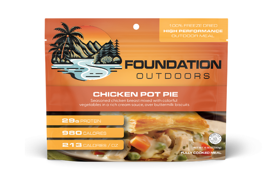 FOUNDATION Outdoors, Chicken Pot Pie Meal