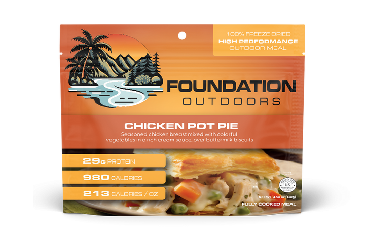 FOUNDATION Outdoors, Chicken Pot Pie Meal