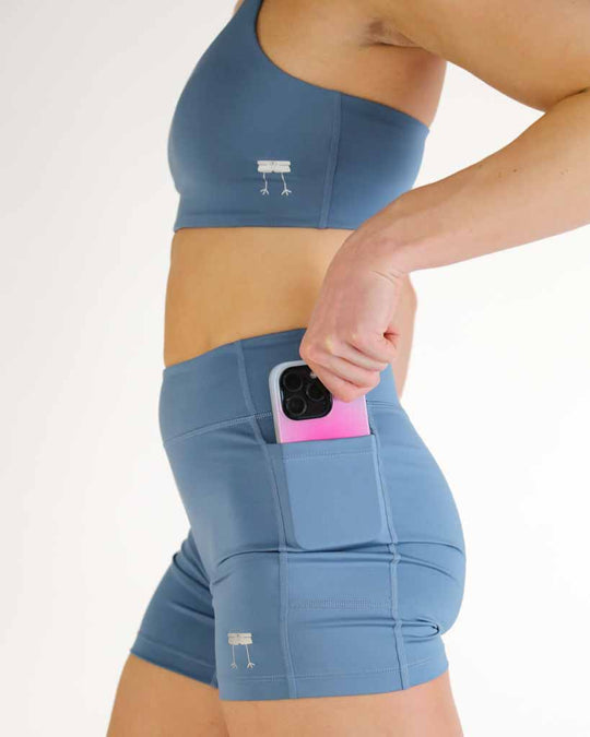ChicknLegs Women's FLY  High-Waisted Biker Shorts