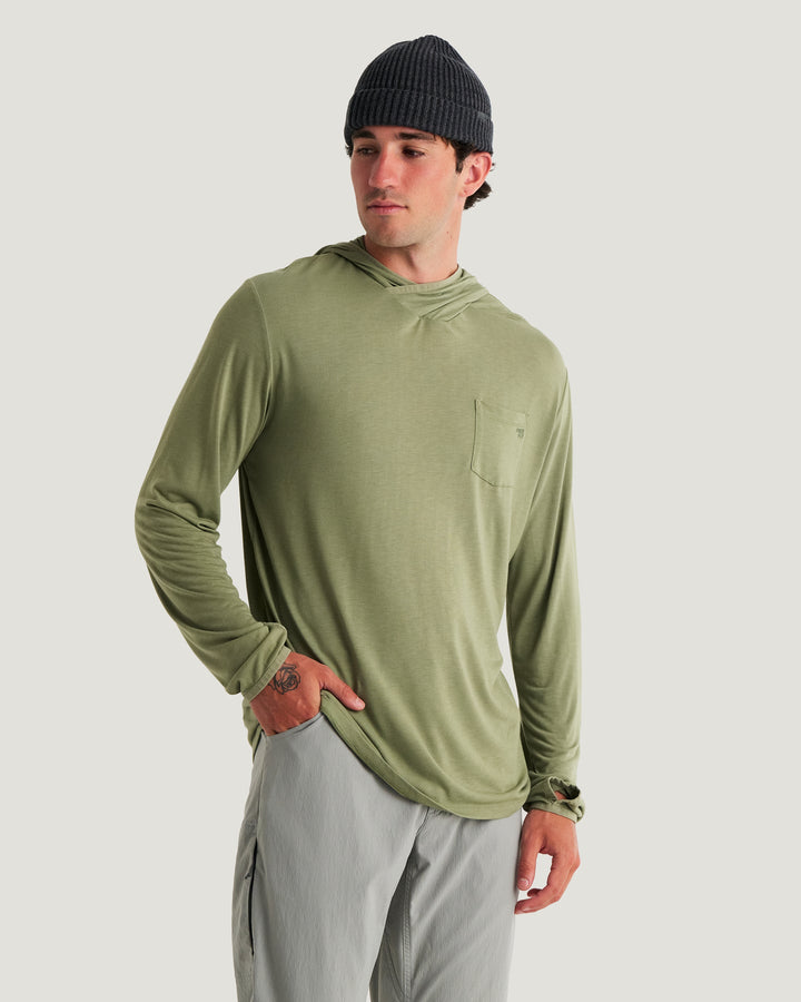 Free Fly Men's Bamboo Lightweight Hoodie