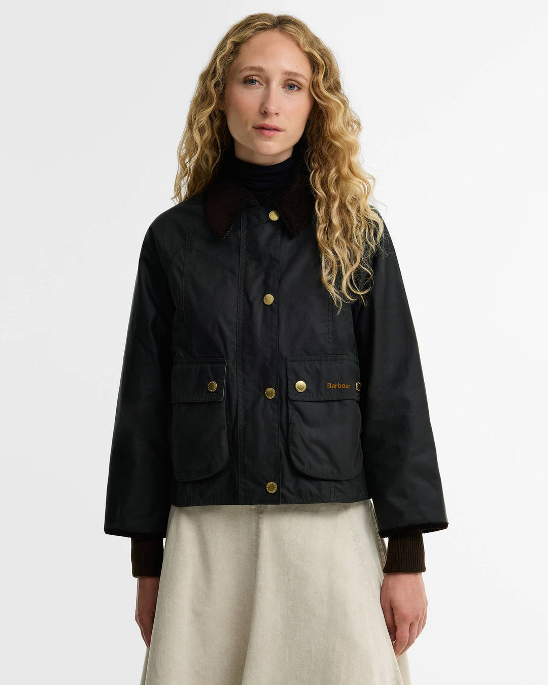 Barbour Women's Cropped Beadnell Wax
