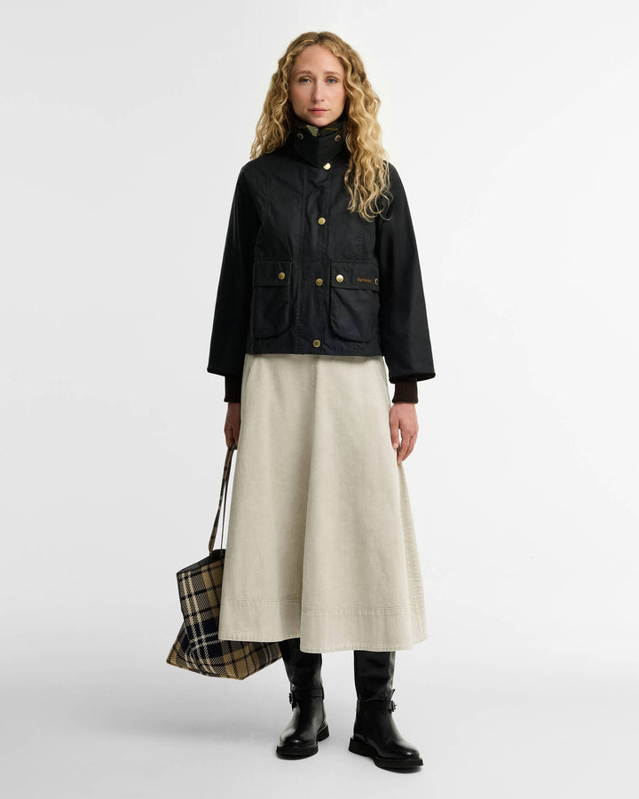 Barbour Women's Cropped Beadnell Wax
