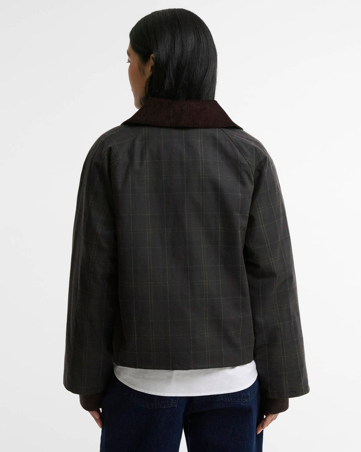 Barbour Women's Arlene Checked Wax Jacket